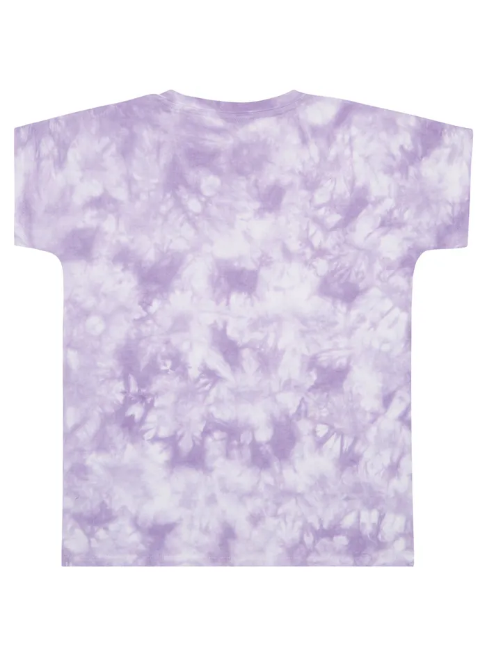 Kids Big Girl GUESS Lilac Tie Dye Logo Active Tshirt 716 Kids Big Girl GUESS Lilac Tie Dye Logo Active Tshirt 716