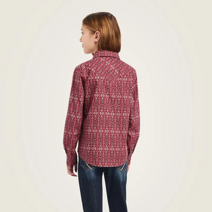 Kids Button Down Shirts Ariat REAL Alma Shirt Alma Print Kids Button Down Shirts Ariat REAL Alma Shirt Alma Print