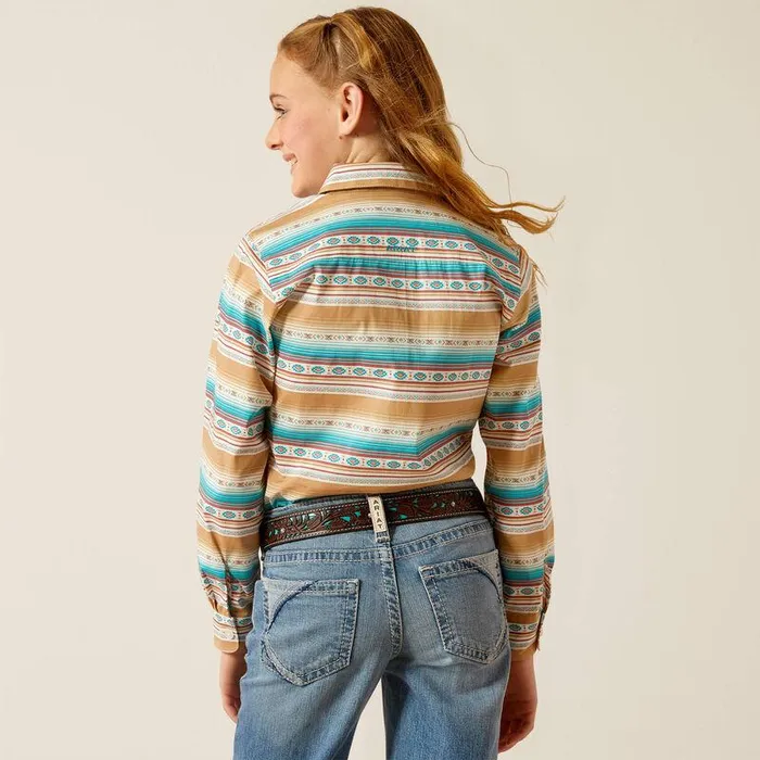 Kids Button Down Shirts Ariat Team Kirby Shirt Fallon Serape Print Kids Button Down Shirts Ariat Team Kirby Shirt Fallon Serape Print