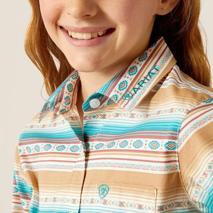 Kids Button Down Shirts Ariat Team Kirby Shirt Fallon Serape Print Kids Button Down Shirts Ariat Team Kirby Shirt Fallon Serape Print