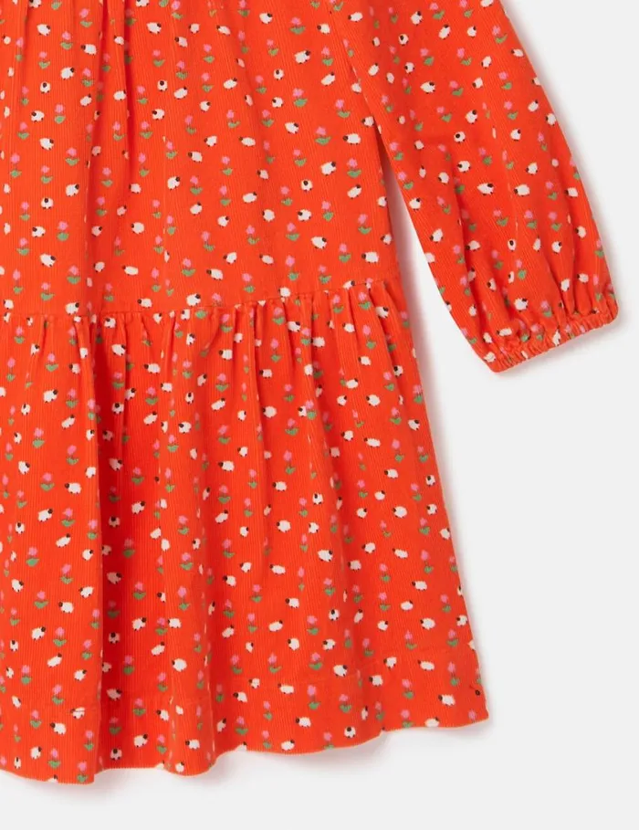 Kids Floral Pattern LongSleeve Dress Red Stella McCartney Dresses and Jumpsuits
