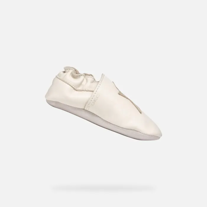 Kids Geox First Steps GLOVIEDOO BABY Light IvoryPlatinum Laceless Sneakers Light Ivoryplatinum Kids Geox First Steps GLOVIEDOO BABY Light IvoryPlatinum Laceless Sneakers Light Ivoryplatinum