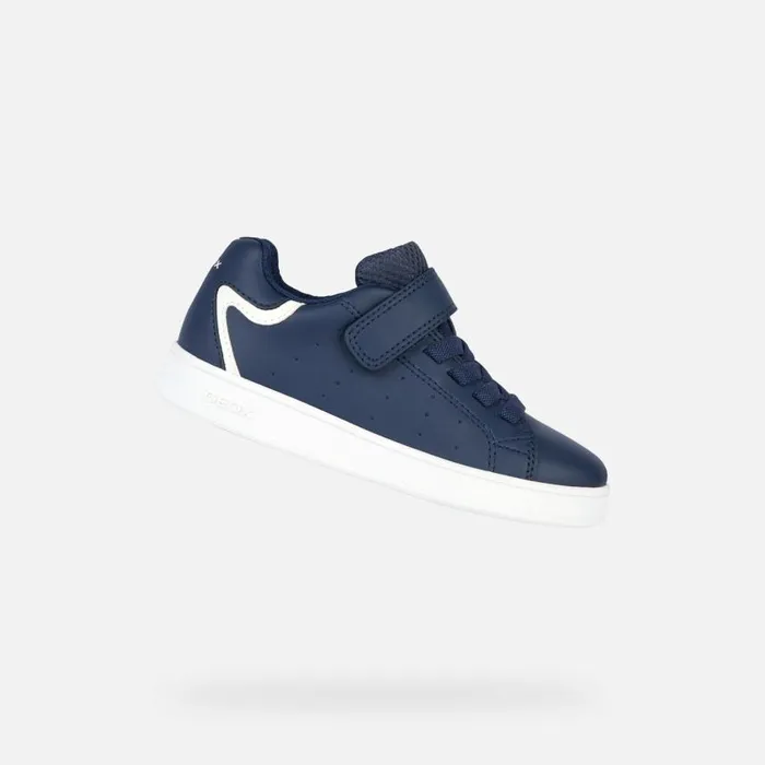 Kids Geox Sneakers ECLYPER Kids039s Navy Low Top Sneakers ESSENTIALS Navy