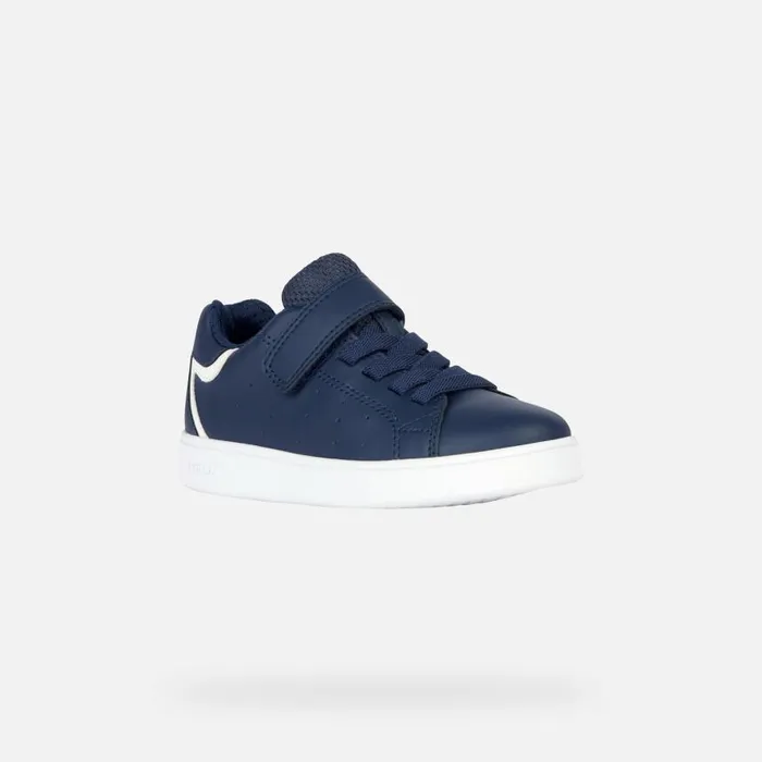 Kids Geox Sneakers ECLYPER Kids039s Navy Low Top Sneakers ESSENTIALS Navy