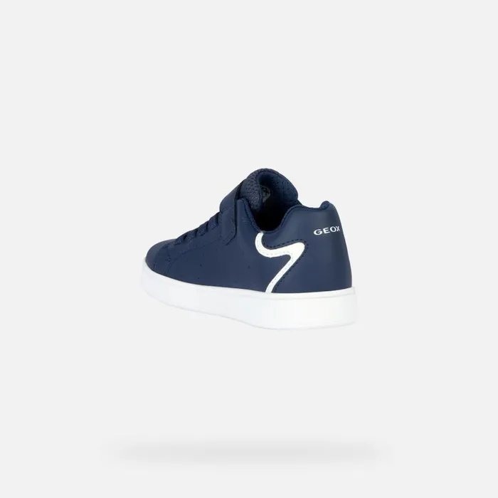 Kids Geox Sneakers ECLYPER Kids039s Navy Low Top Sneakers ESSENTIALS Navy