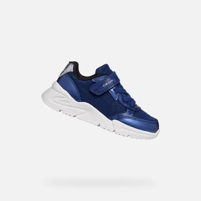Kids Geox Sneakers LOFTUS JUNIOR Navy Low Top Sneakers Navy