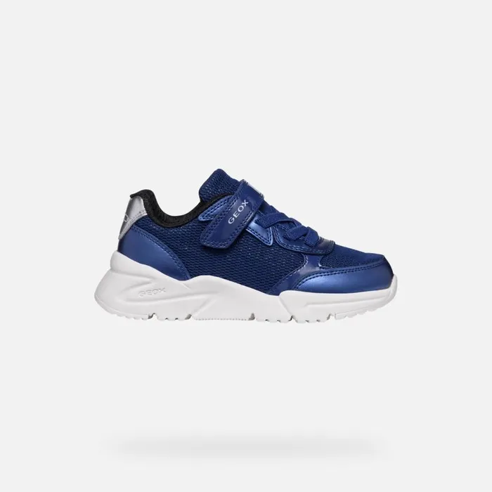 Kids Geox Sneakers LOFTUS JUNIOR Navy Low Top Sneakers Navy