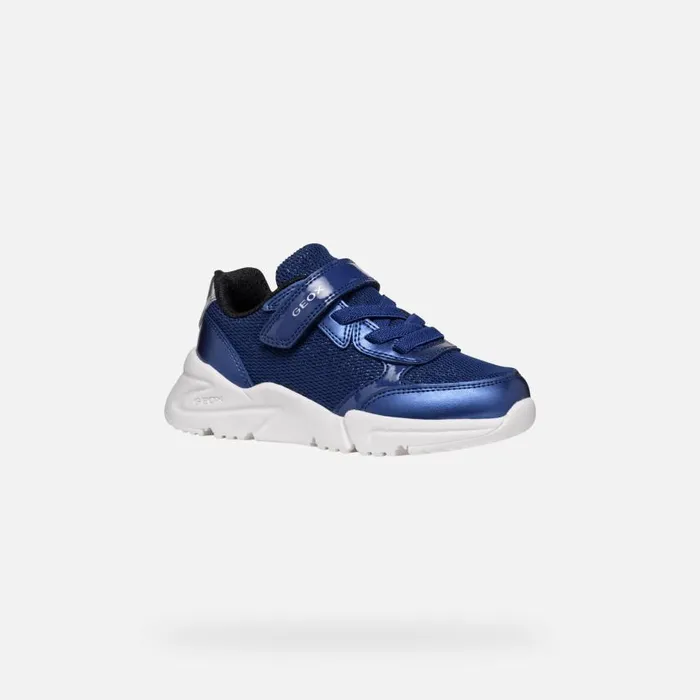 Kids Geox Sneakers LOFTUS JUNIOR Navy Low Top Sneakers Navy