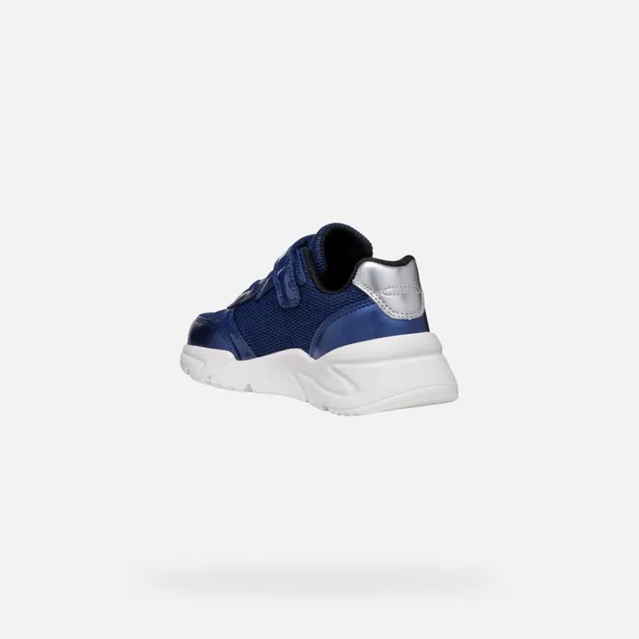Kids Geox Sneakers LOFTUS JUNIOR Navy Low Top Sneakers Navy