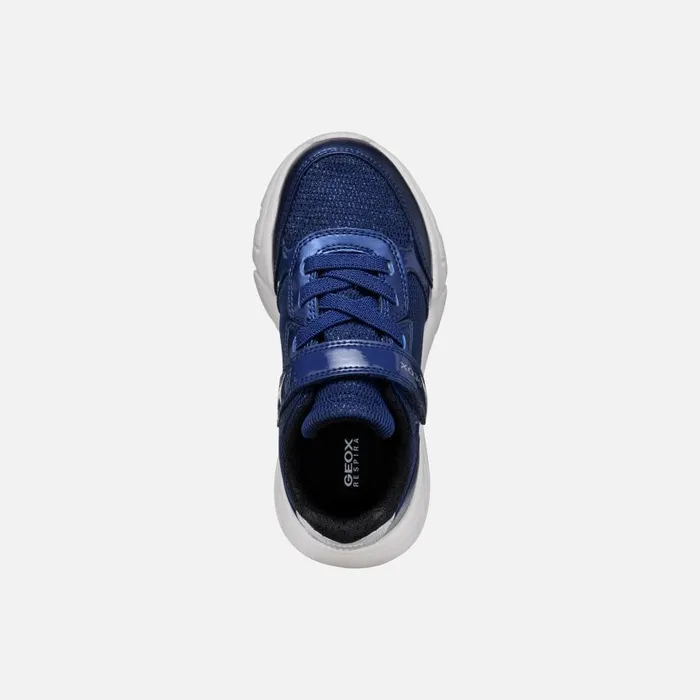 Kids Geox Sneakers LOFTUS JUNIOR Navy Low Top Sneakers Navy