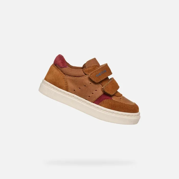 Kids Geox Sneakers NASHIK TODDLER BOY Light BrownBordeaux Low Top Sneakers Light Brownbordeaux Kids Geox Sneakers NASHIK TODDLER BOY Light BrownBordeaux Low Top Sneakers Light Brownbordeaux