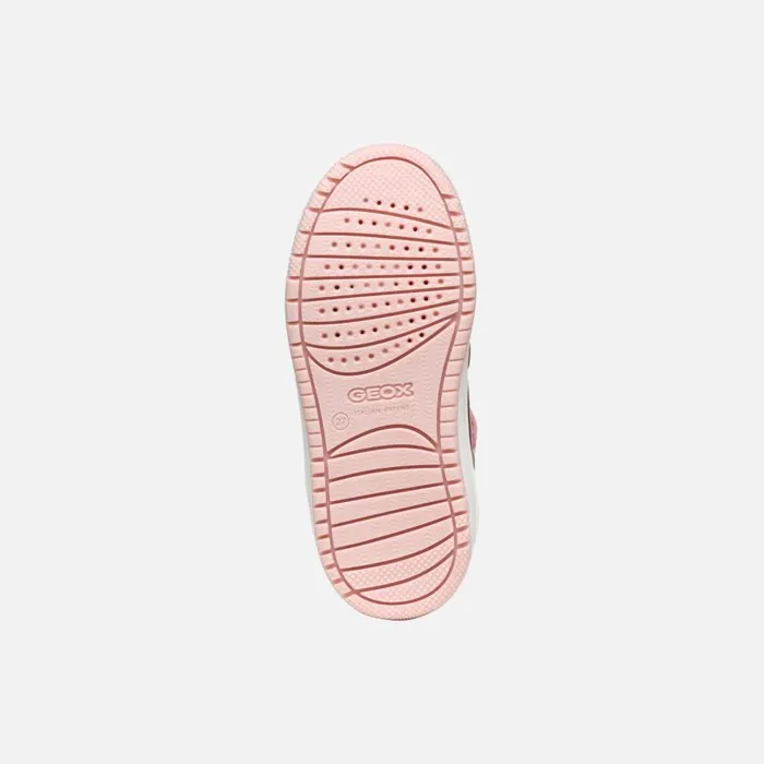 Kids Geox Sneakers WASHIBA JUNIOR Rose High Top Sneakers Rose