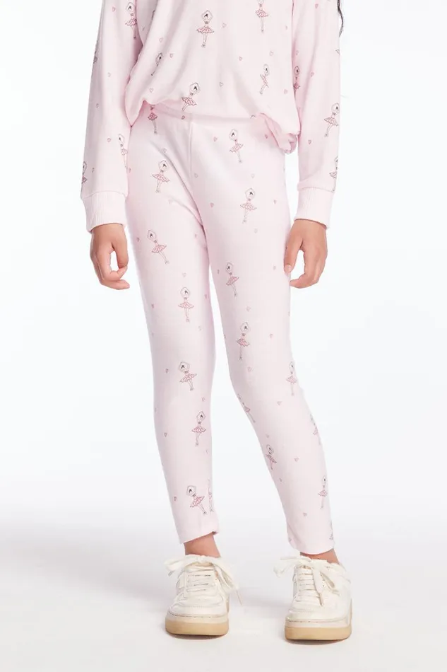Kids Girls Chaser Brand Allover Ballerinas Girls Pants
