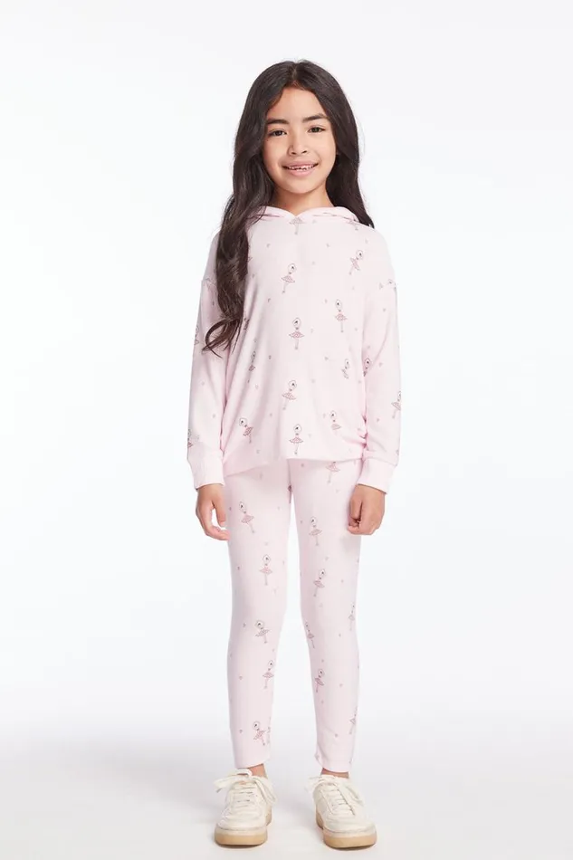 Kids Girls Chaser Brand Allover Ballerinas Girls Pants
