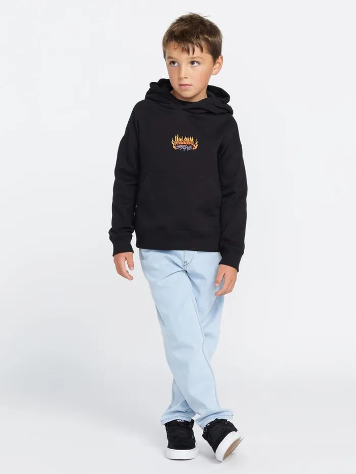 Kids Hoodies and Sweatshirts Volcom Little Boys Trux Hoodie 8211 Black