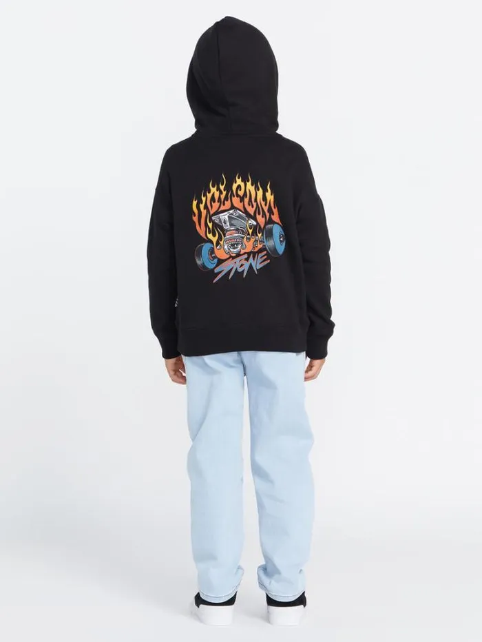 Kids Hoodies and Sweatshirts Volcom Little Boys Trux Hoodie 8211 Black