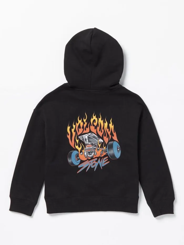 Kids Hoodies and Sweatshirts Volcom Little Boys Trux Hoodie 8211 Black