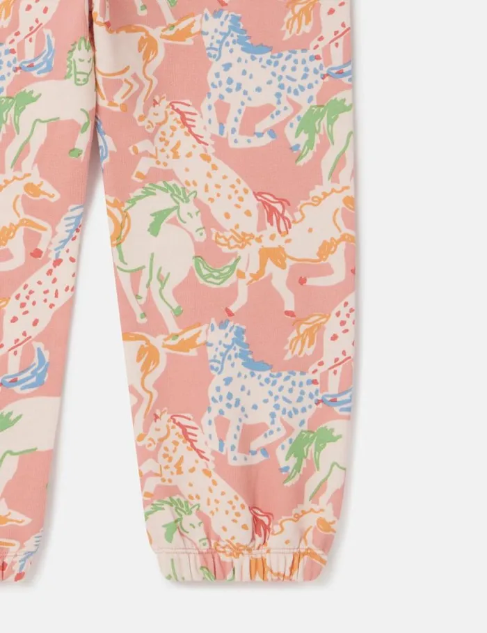 Kids Horse Print Joggers Multicolour Stella McCartney Pants and Shorts Kids Horse Print Joggers Multicolour Stella McCartney Pants and Shorts