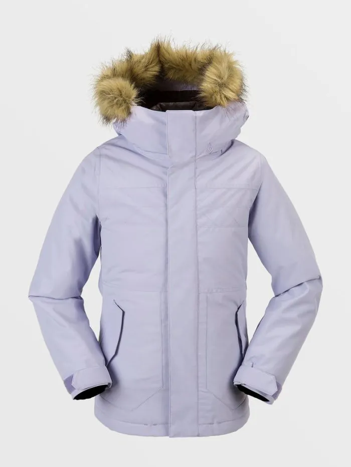 Kids Jackets Volcom So Minty Insulated Jacket 8211 Lilac Ash