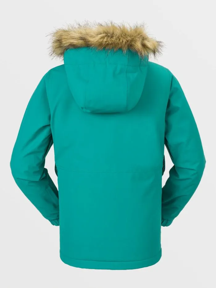 Kids Jackets Volcom So Minty Insulated Jacket 8211 Vibrant Green