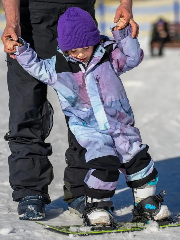 Kids Jackets Volcom Toddler Onesie 8211 Glacier Ink