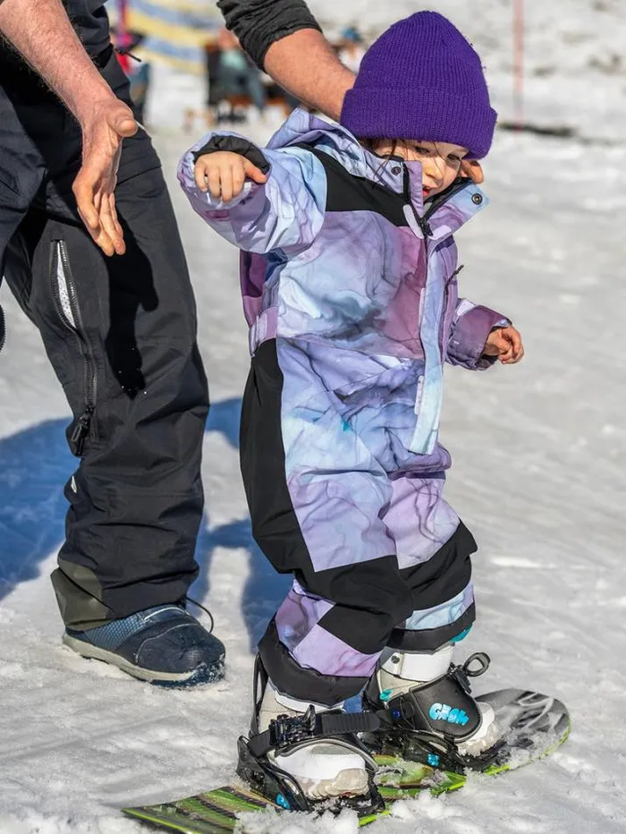 Kids Jackets Volcom Toddler Onesie 8211 Glacier Ink