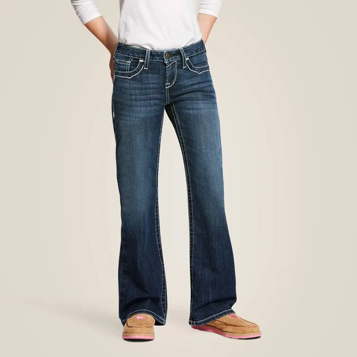 Kids Jeans Ariat Entwined Boot Cut Jean Dresden