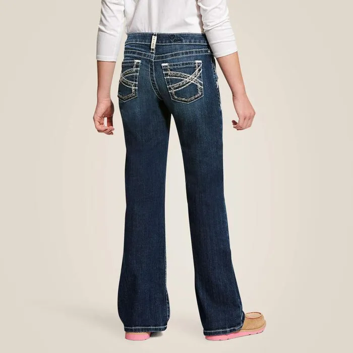 Kids Jeans Ariat Entwined Boot Cut Jean Dresden Kids Jeans Ariat Entwined Boot Cut Jean Dresden