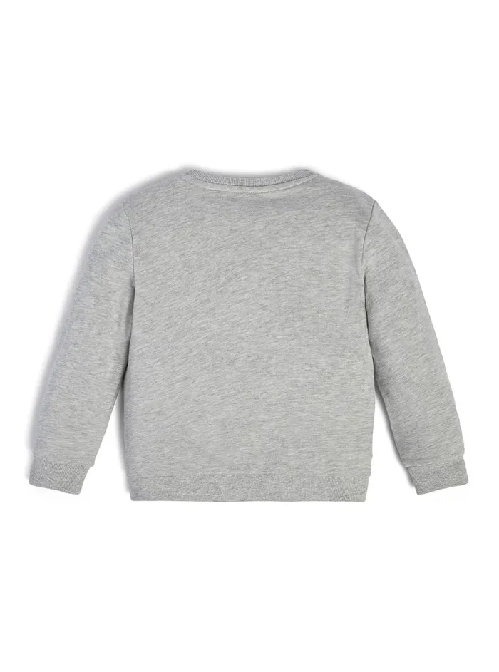 Kids Little Boy GUESS Grey Logo Fleece Jumper 27 Kids Little Boy GUESS Grey Logo Fleece Jumper 27