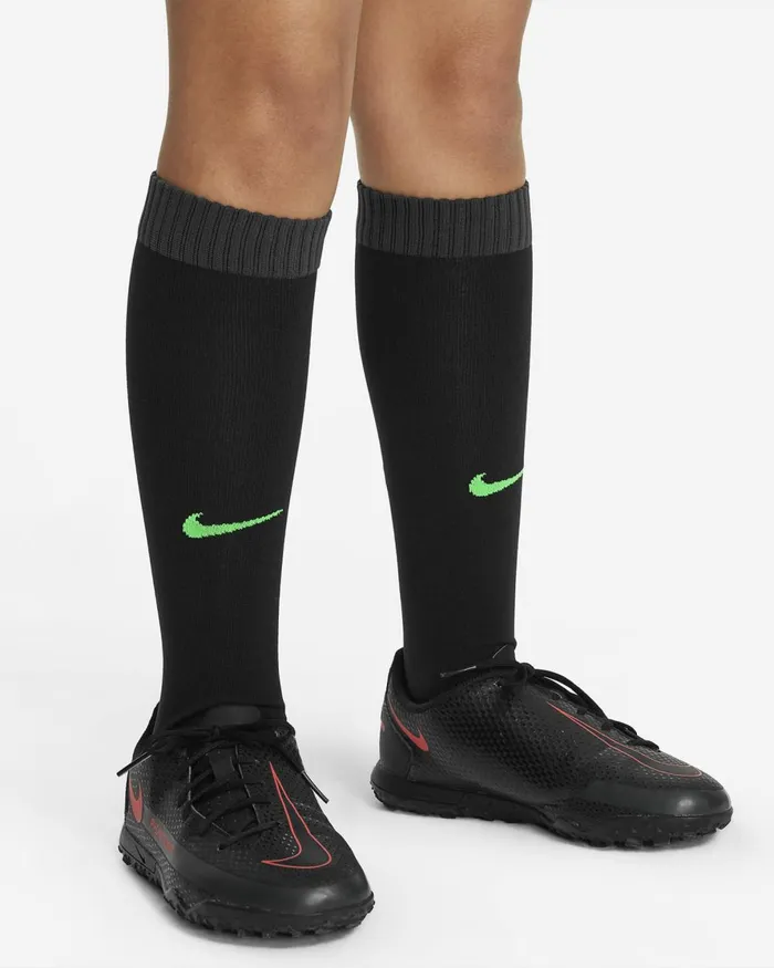 Kids Nike All Accessories And Equipment Liverpool FC 202324 Goalkeeper Anthracitepoison Green