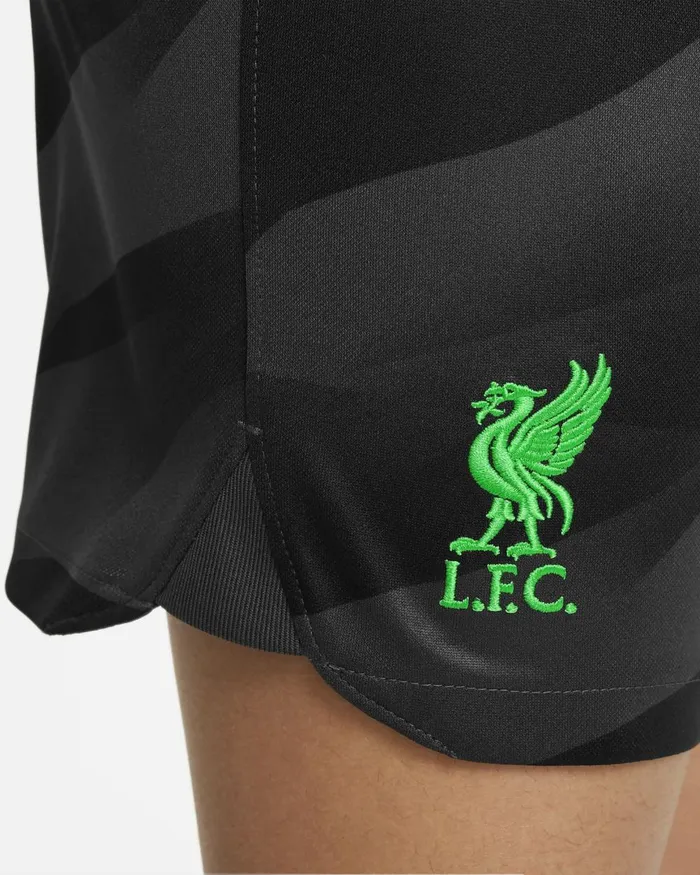 Kids Nike All Accessories And Equipment Liverpool FC 202324 Goalkeeper Anthracitepoison Green