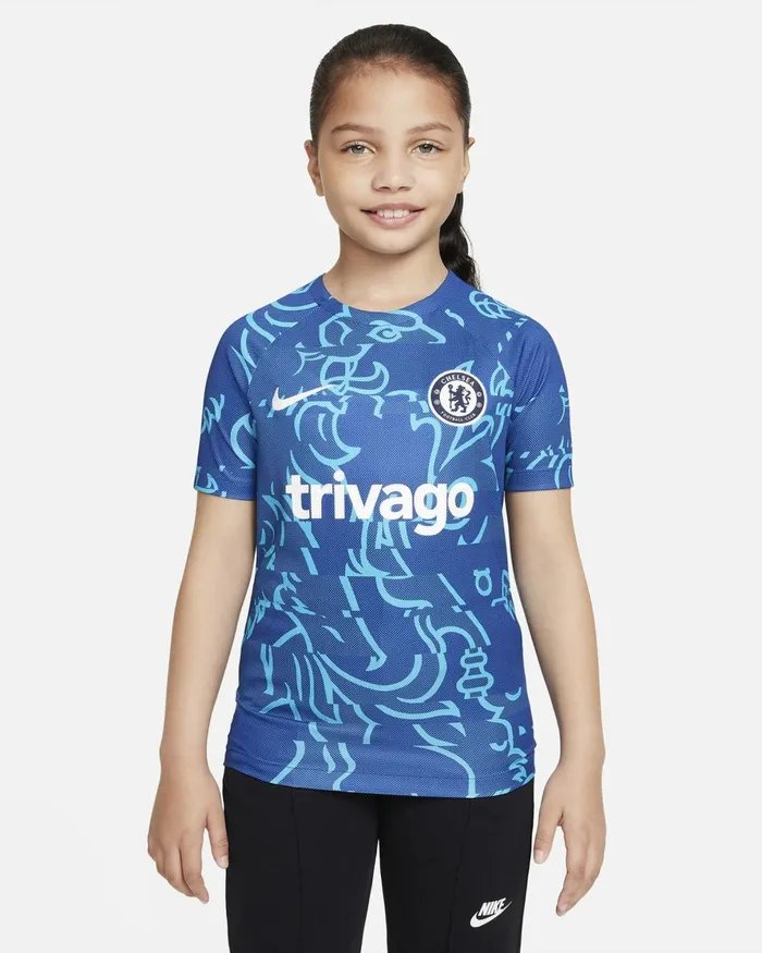 Kids Nike All Clothing Chelsea FC Chlorine Bluechlorine Bluewhite