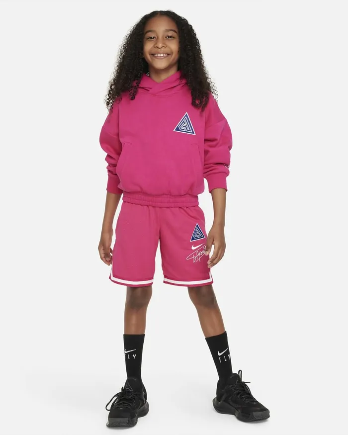 Kids Nike All Clothing Giannis Fireberrywhite