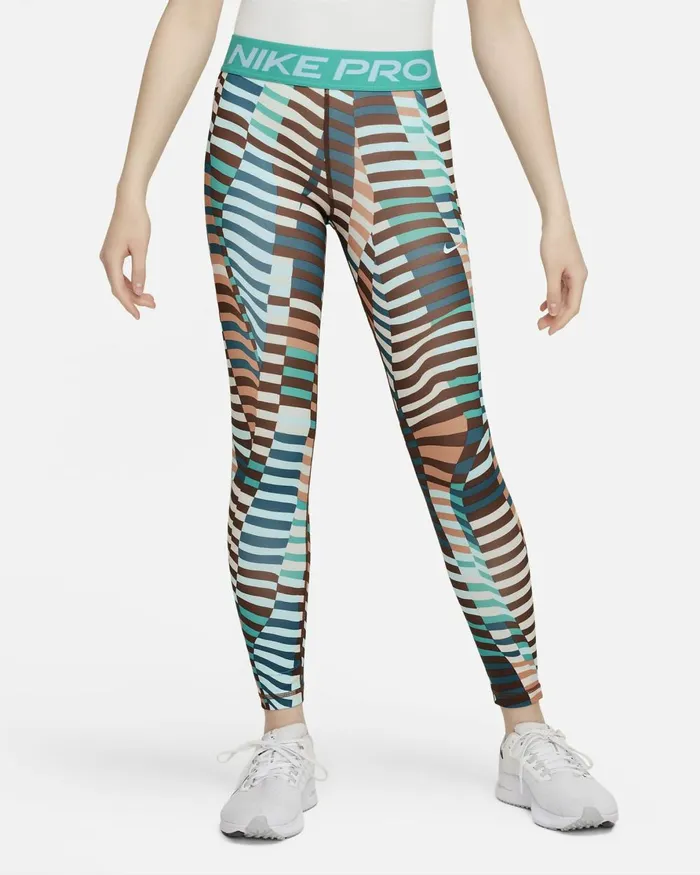 Kids Nike All Clothing Pro DriFIT Jade Iceclear Jade Iiwhite