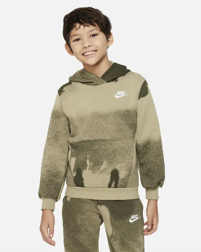 Kids Nike All Clothing Sportswear Club Fleece Cargo Khakineutral Olivewhite