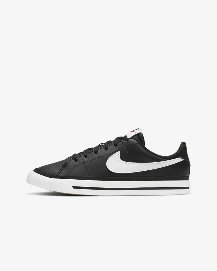 Kids Nike All Shoes NikeCourt Legacy Blackgum Light Brownwhite
