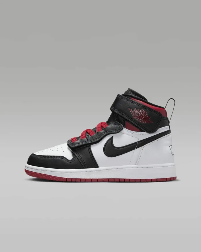 Kids Nike Jordan Air Jordan 1 Hi FlyEase Whitegym Redwhiteblack