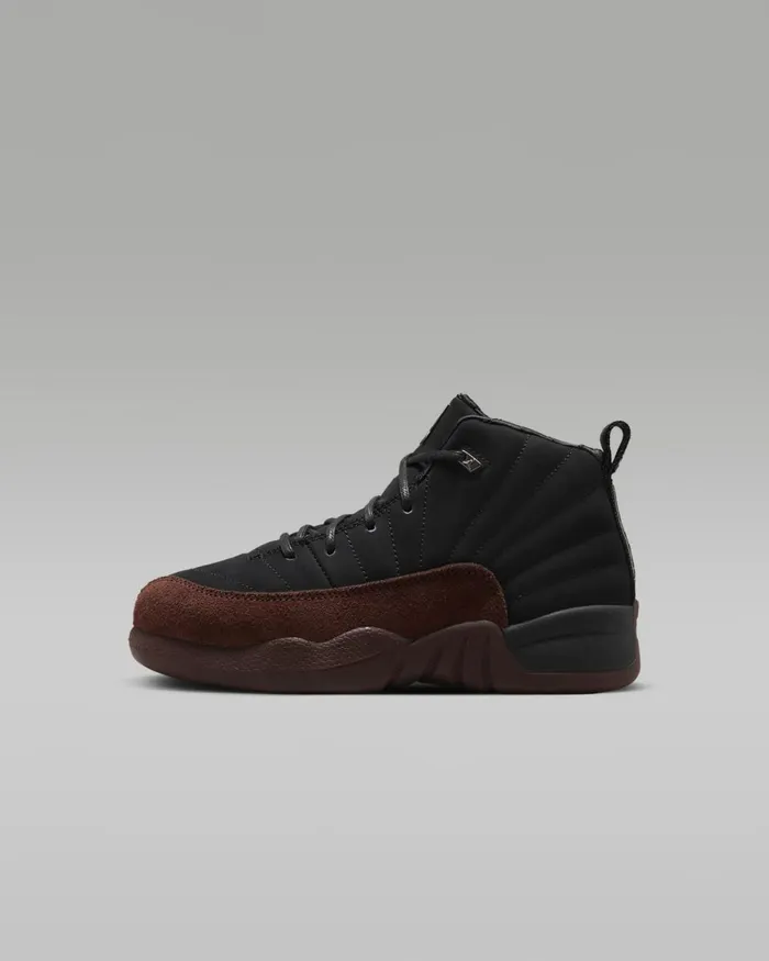 Kids Nike Jordan Jordan 12 X A Ma Manire Blackburgundy Crushblack