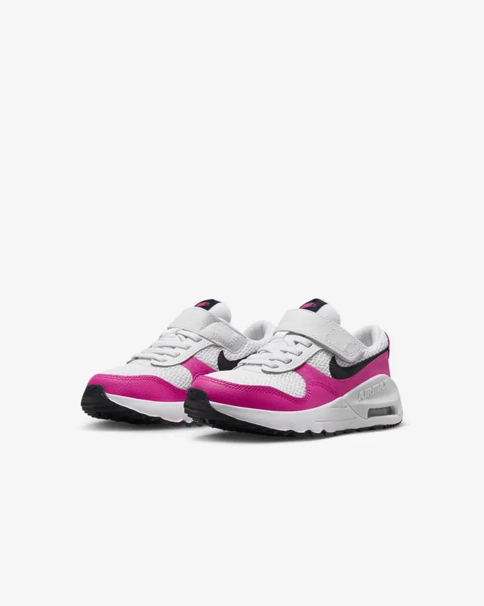 Kids Nike Younger Kids 3 8211 7 Years Air Max SYSTM Whitefierce Pinkpure Platinumobsidian