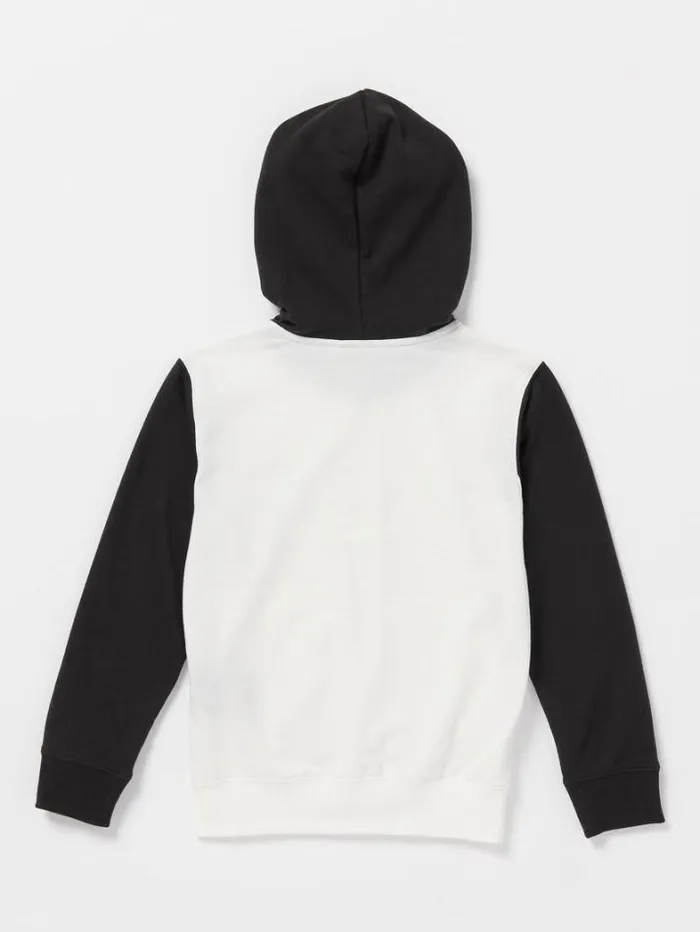 Kids Skate Volcom Little Boys Up Teek Zip Jacket 8211 Off White