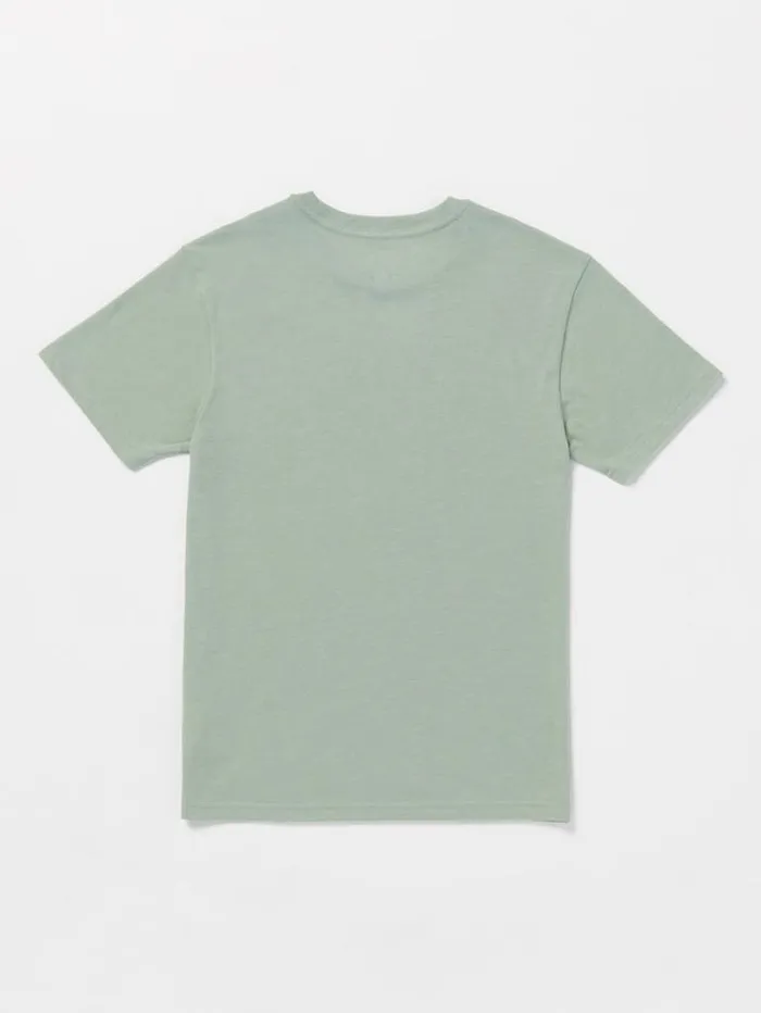 Kids TShirts and Tanks Volcom Big Boys Linkfill Short Sleeve Tee 8211 Slate Heather