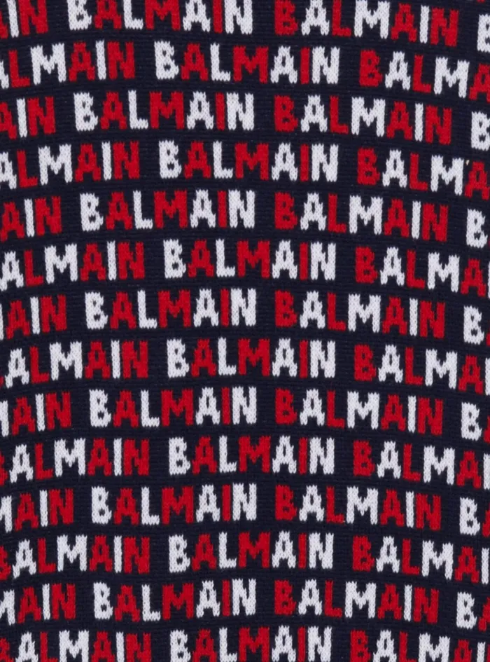 Knit Jumper Navy Kids Balmain
