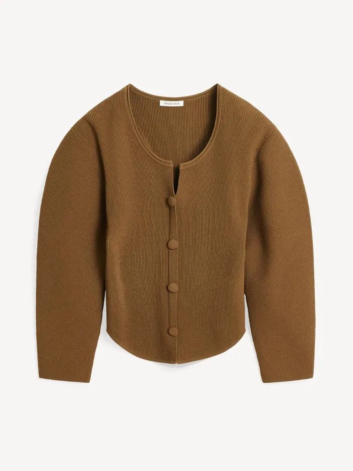 Knitwear Women By Malene Birger Francinas Sweater Shitake Knitwear Women By Malene Birger Francinas Sweater Shitake