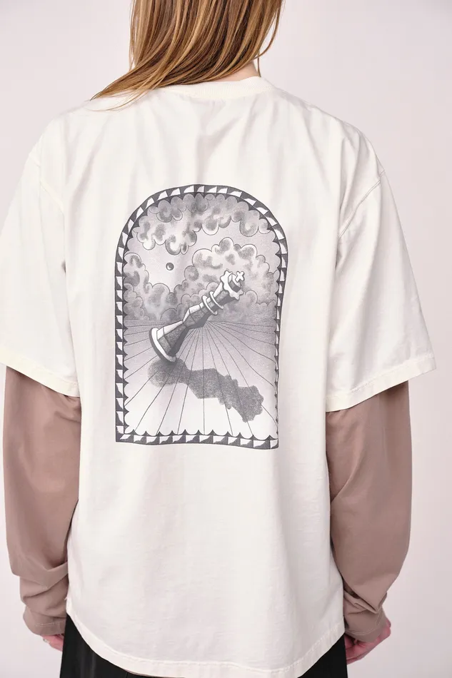 LA Print Fallen 8211 Snow White Tops and Tshirts Wonhundred Women