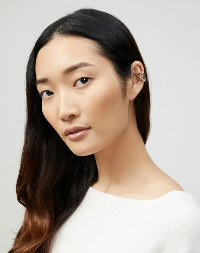 Lafayette 148 New York 8 Knot Ear Cuff Gold Accessories Jewelry