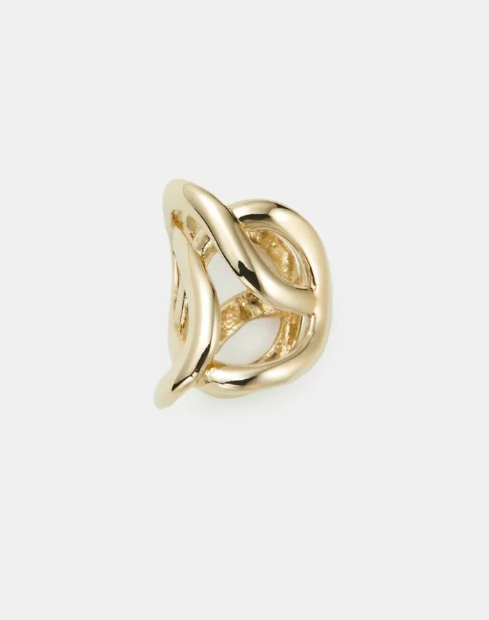 Lafayette 148 New York 8 Knot Ear Cuff Gold Accessories Jewelry