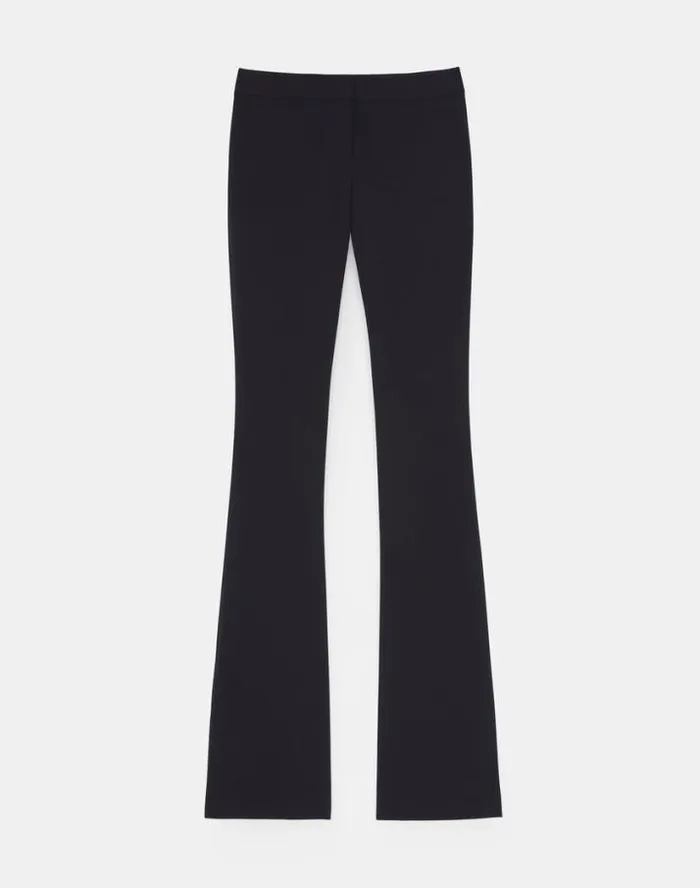 Lafayette 148 New York Compact Stretch Viscose Waldorf Flared Pant Black Ready To Wear Pants and Shorts Lafayette 148 New York Compact Stretch Viscose Waldorf Flared Pant Black Ready To Wear Pants and Shorts