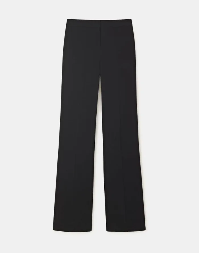 Lafayette 148 New York Finesse Crepe Dalton Pant Black Ready To Wear Pants and Shorts