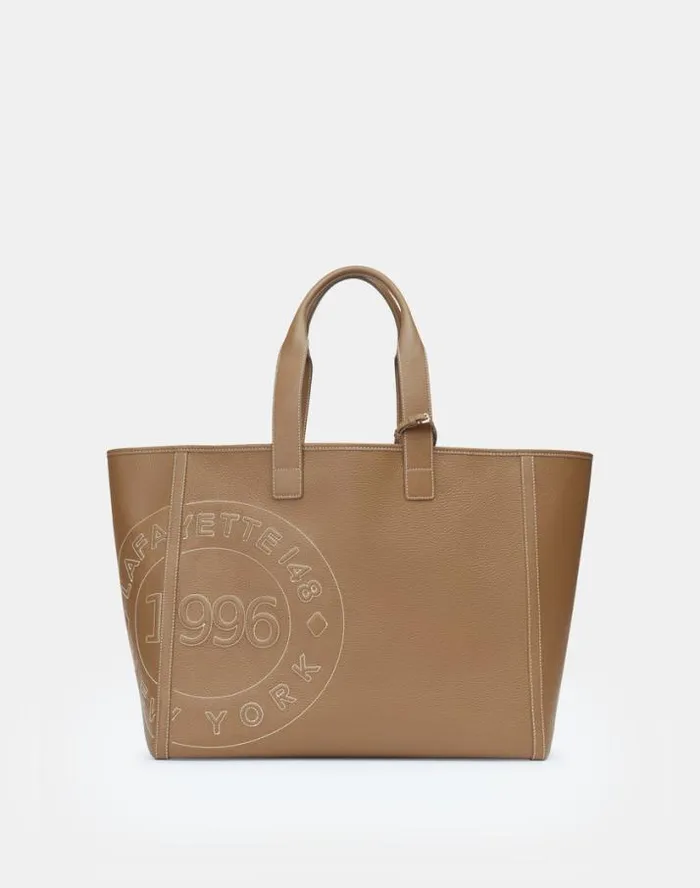 Lafayette 148 New York Grained Calfskin Leather Postmark L Tote Cadet Khaki Handbags Totes Lafayette 148 New York Grained Calfskin Leather Postmark L Tote Cadet Khaki Handbags Totes