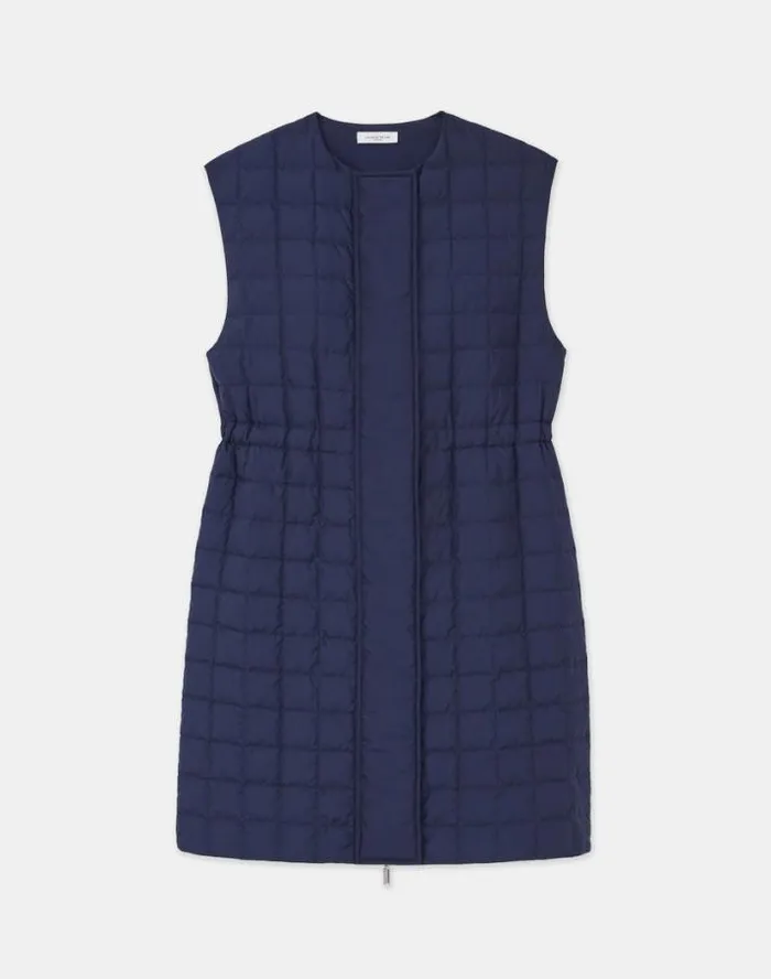 Lafayette 148 New York Recycled Poly Quilted Reversible Vest Black Ready To Wear Jackets and Blazers Lafayette 148 New York Recycled Poly Quilted Reversible Vest Black Ready To Wear Jackets and Blazers